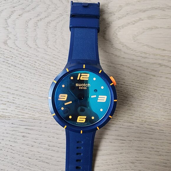 Swatch Big Bold Watch in Futuristic Blue - Picture 15 of 15